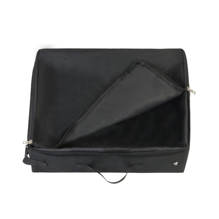 Foldable Fabric Litter Bag Portable Travel Litter Box - Black