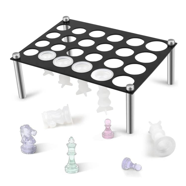 YX201 24-Hole Chess Mold Stand