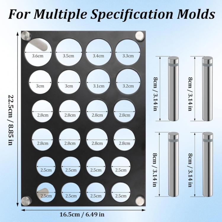 YX201 24-Hole Chess Mold Stand