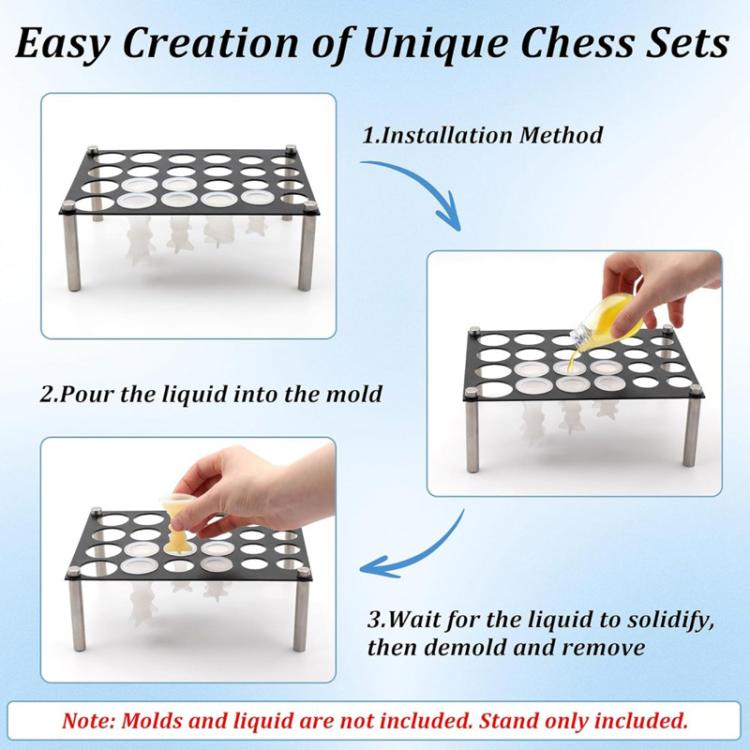 YX201 24-Hole Chess Mold Stand
