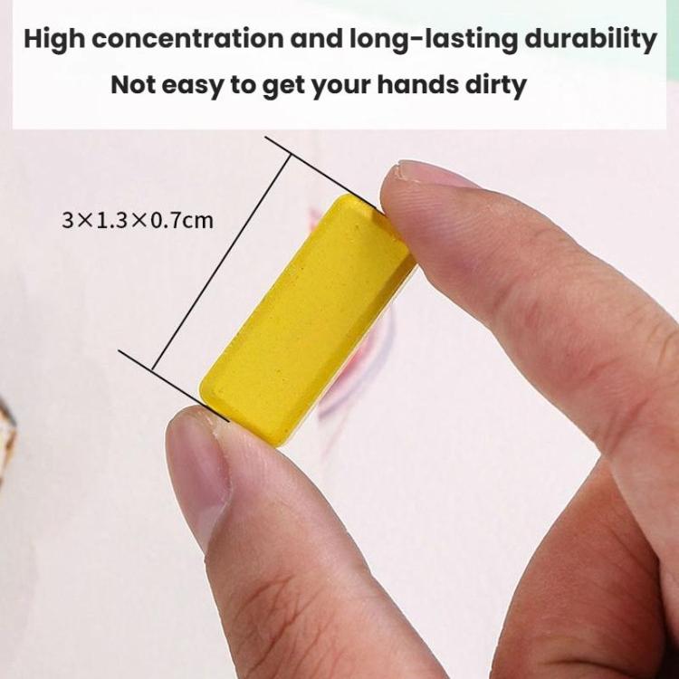24 Colors Portable Iron Box Model Large Capacity Painting Solid Watercolor Paint With 1 Absorbent Sponge and 1 Tap Pen