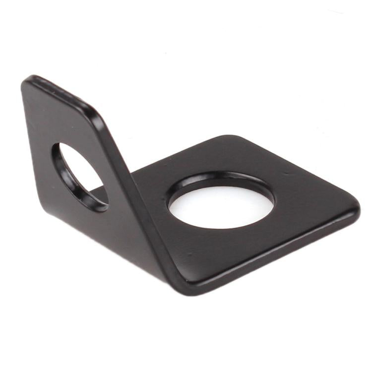 2pcs L-shaped Seat Belt Anchor For Automotive Modification - Black