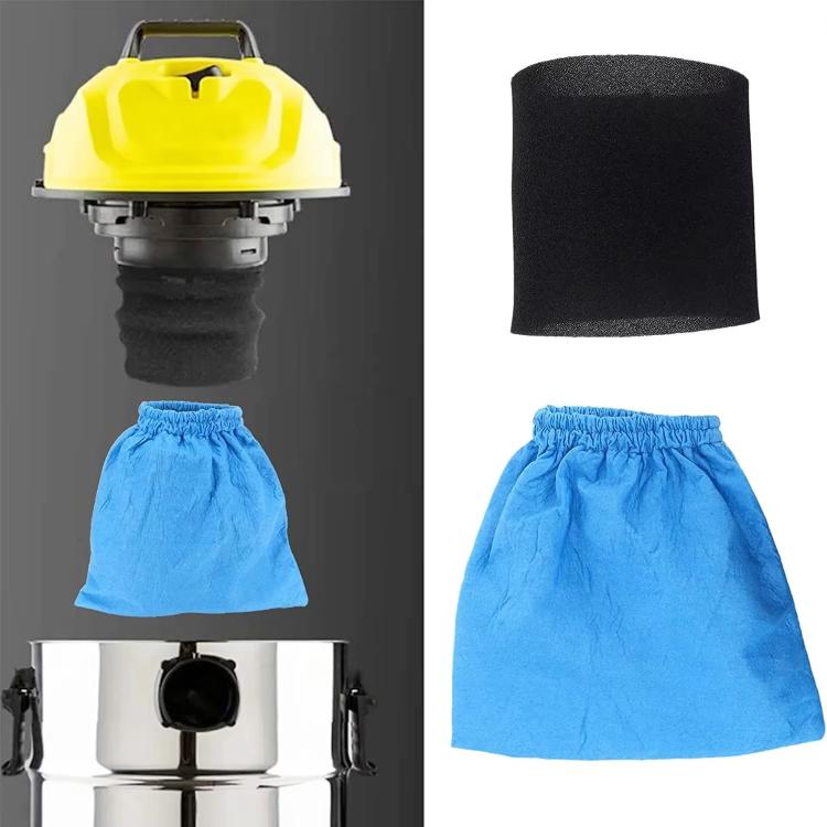 2pcs Textile Filter Bag For Karcher MV1 / WD1 / NT20 Vacuum Cleaner