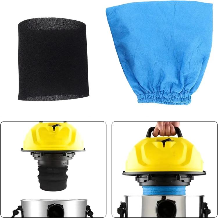2pcs Foam Filter For Karcher MV1 / WD1 / NT20 Vacuum Cleaner
