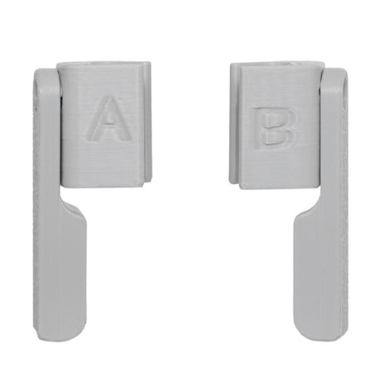 For DJI Mini 5 Pro 1pair Drone Height-Extending Landing Gear Foldable Non-Detachable Protective Bracket - Grey