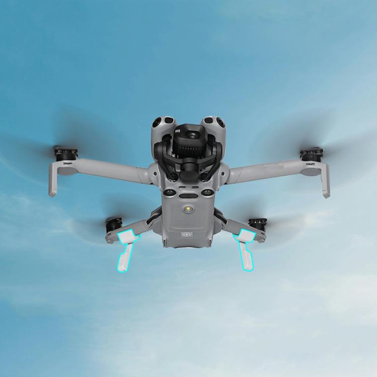 For DJI Mini 5 Pro 1pair Drone Height-Extending Landing Gear Foldable Non-Detachable Protective Bracket - Grey