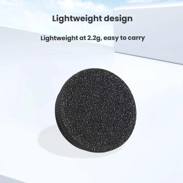 For Insta360 GO Ultra 2pcs Lens Cap Scratch-Resistant Plastic Cover - Black