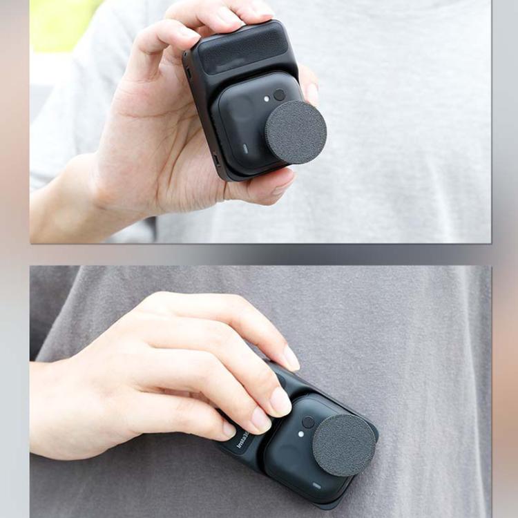 For Insta360 GO Ultra 2pcs Lens Cap Scratch-Resistant Plastic Cover - Black