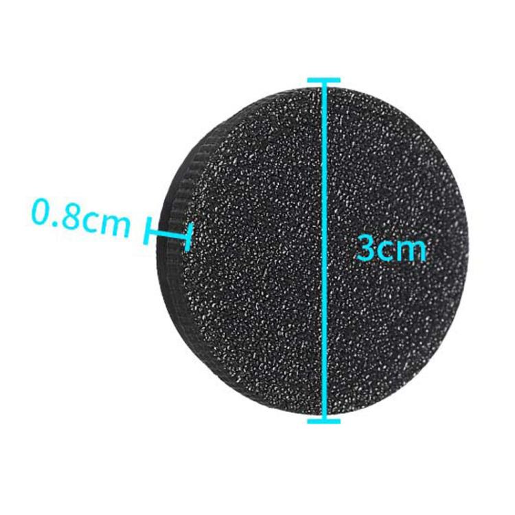 For Insta360 GO Ultra 2pcs Lens Cap Scratch-Resistant Plastic Cover - Black