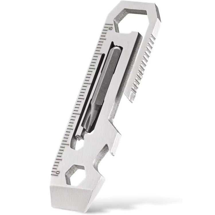 7 In 1 Multi-tool With Batch Wrench Stainless Steel Tool Card