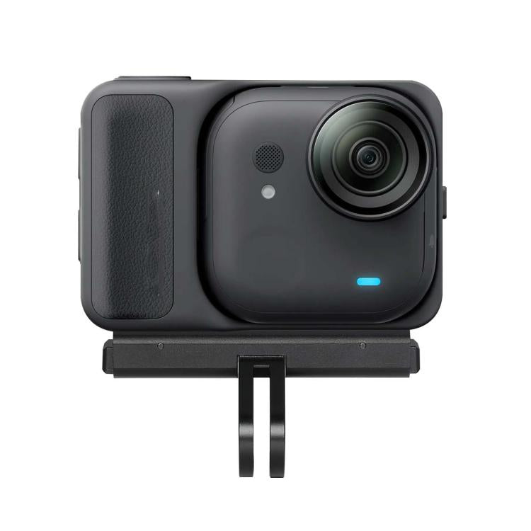 For Insta360 GO Ultra Magnetic Quick-Release Adapter Mount Aluminum Alloy Expandable Accessory - Black