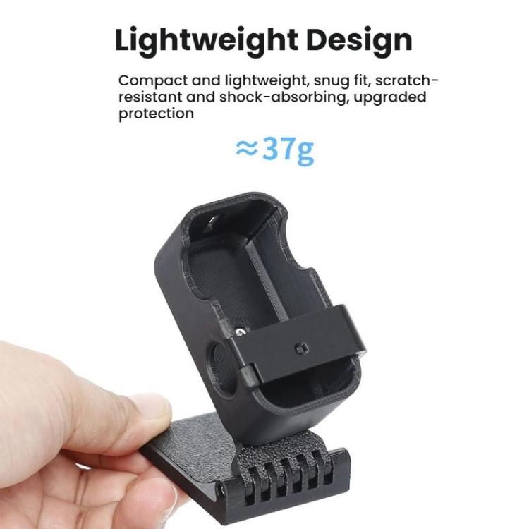 For DJI Osmo Nano Camera Magnetic Backplate Desktop Stand Vertical Holder - Black