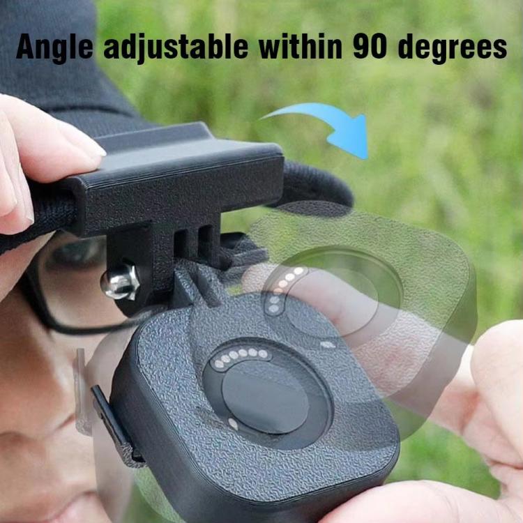 Hat Mount For Insta360 GO Ultra POV Cap Clip For Hands-Free First Person Shooting - Black