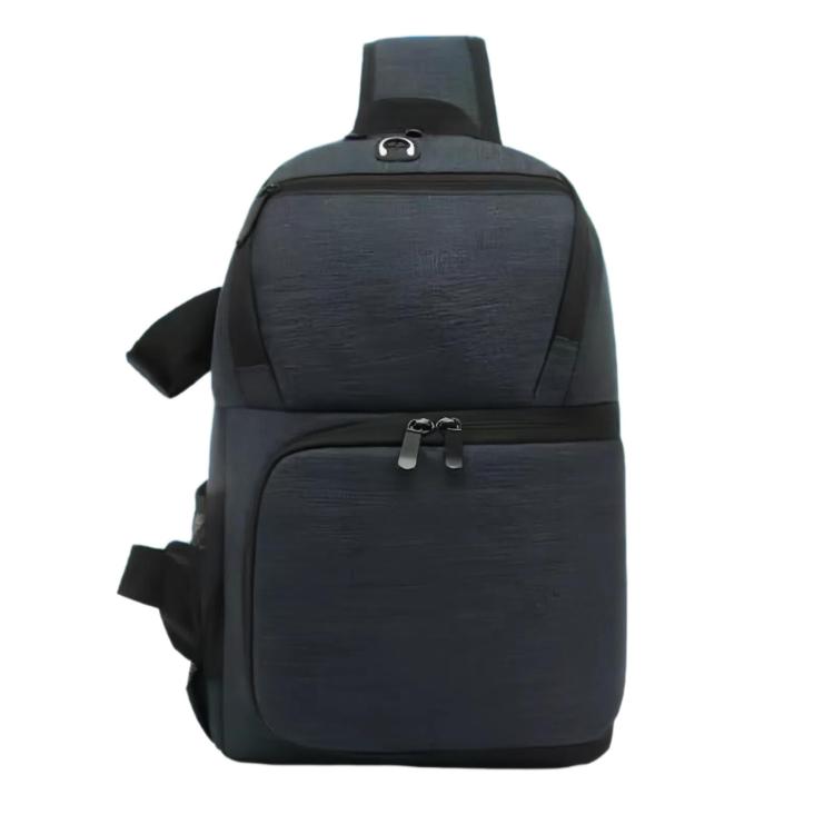Single-Lens Reflex Camera Crossbody Bag Multi-Functional Waterproof Camera Bag - Blue