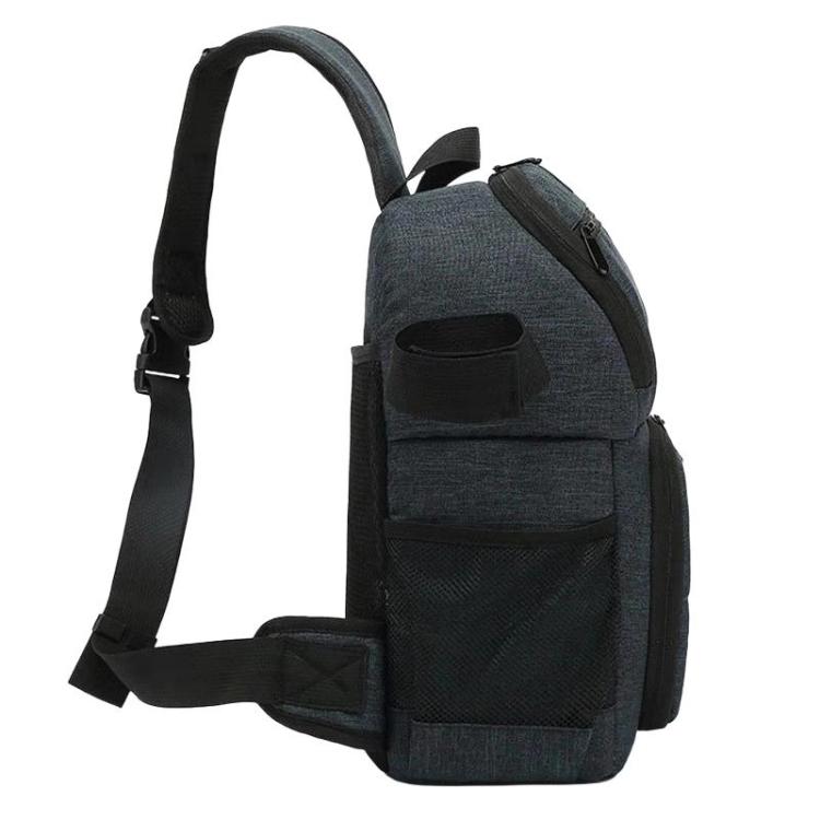Single-Lens Reflex Camera Crossbody Bag Multi-Functional Waterproof Camera Bag - Blue