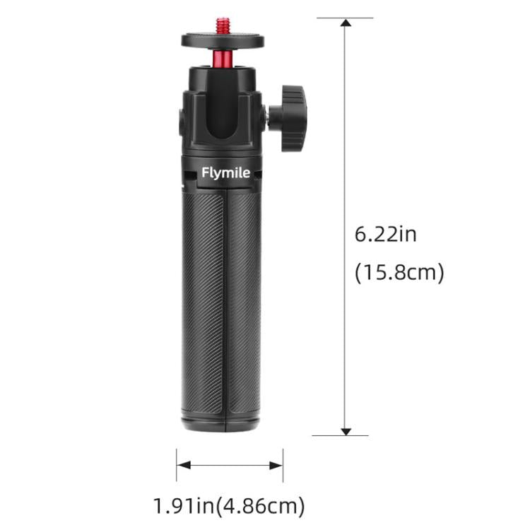 For DJI Osmo Pocket 3 / Action 5 Pro Flymile Extended Selfie Stick Tripod - Black
