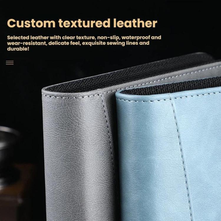 A5 PU Leather Zipper Organizer & Refillable Notebook with 8-Digit Calculator, Multi-Card Slots & Receipt Compartment