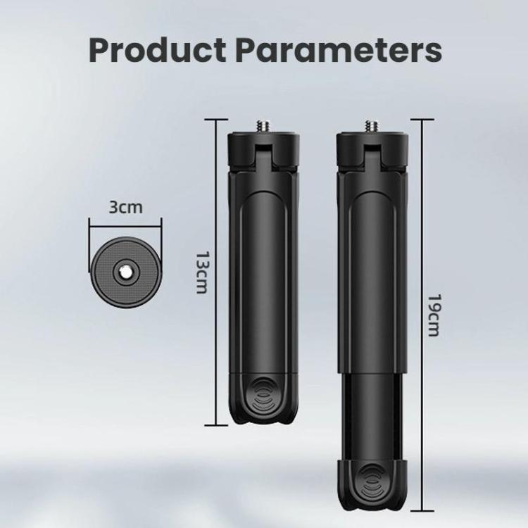 Flymile Action Camera Tripod For DJI Osmo Pocket 3 / Action 4 / Insta360 X5 / GoPro, Style: Tripod Extension with Copper Nut Adapter