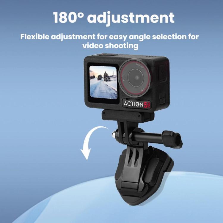 Flymile Motorcycle Windshield Action Camera Mount For DJI Osmo Action 5 Pro / GoPro 13 - ZZ10477