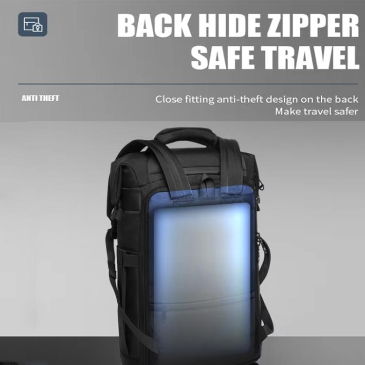 OZUKO 25L Business Laptop Backpack for Men Water-Resistant Large Capacity Computer Bag for Travel & Commuting