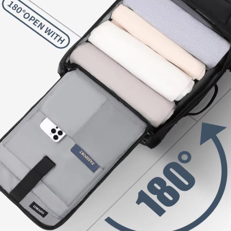 OZUKO 25L Business Laptop Backpack for Men Water-Resistant Large Capacity Computer Bag for Travel & Commuting