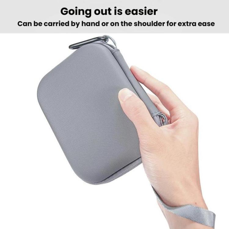 For DJI OSMO Nano RCSTQ Storage Bag Portable Hard Shell Waterproof Protective Case - Gray
