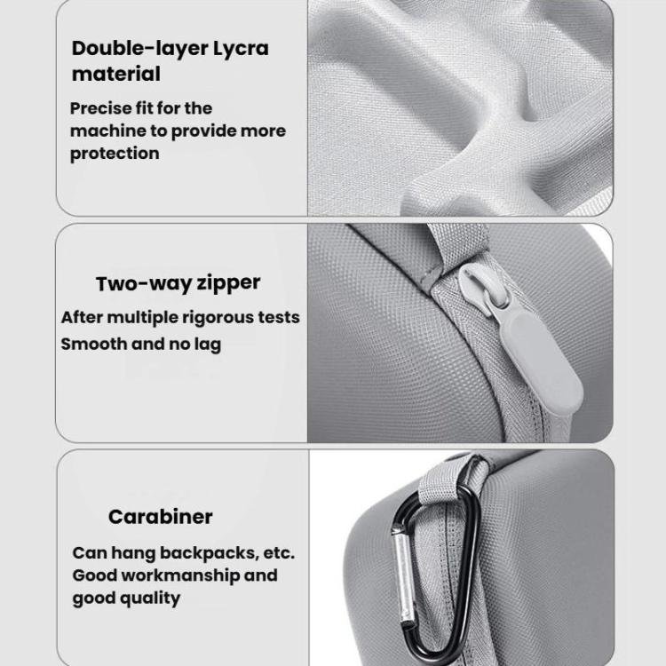 For DJI OSMO Nano RCSTQ Storage Bag Portable Hard Shell Waterproof Protective Case - Gray
