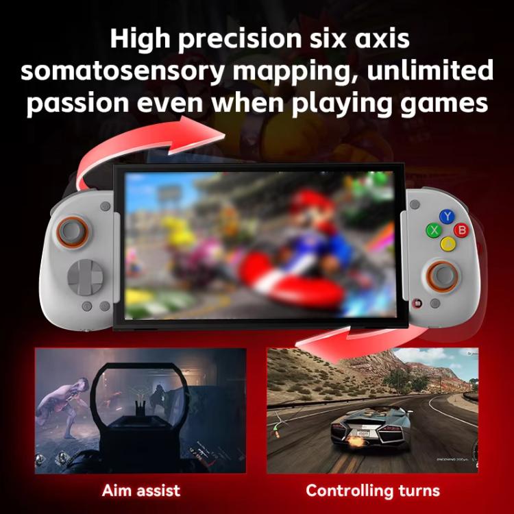 D8+ Wired & Wireless Telescopic Game Controller Foldable USB-C, Hall Sensing Joystick For Switch/Android/IOS/PC