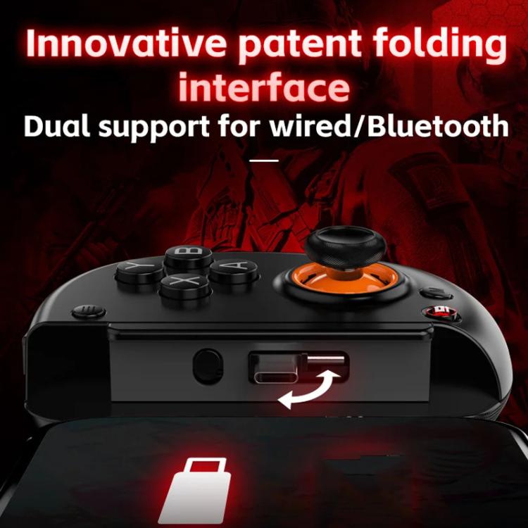 D8+ Wired & Wireless Telescopic Game Controller Foldable USB-C, Hall Sensing Joystick For Switch/Android/IOS/PC
