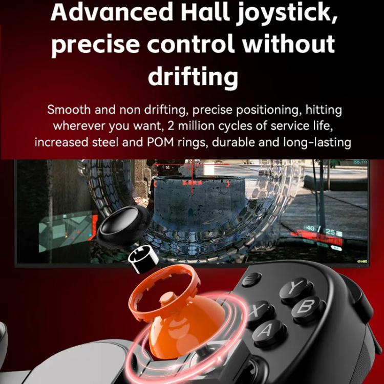 D8+ Wired & Wireless Telescopic Game Controller Foldable USB-C, Hall Sensing Joystick For Switch/Android/IOS/PC