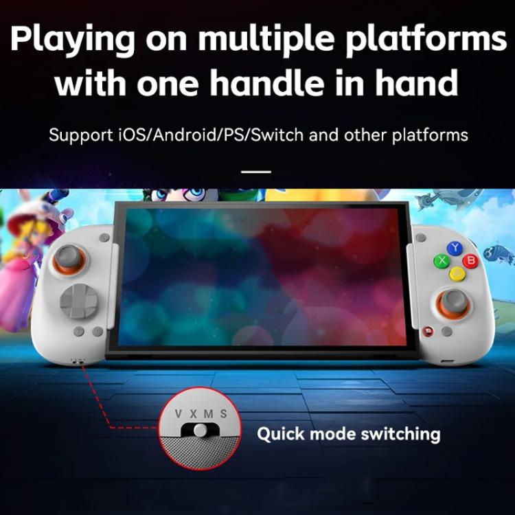 D8+ Wired & Wireless Telescopic Game Controller Foldable USB-C, Hall Sensing Joystick For Switch/Android/IOS/PC