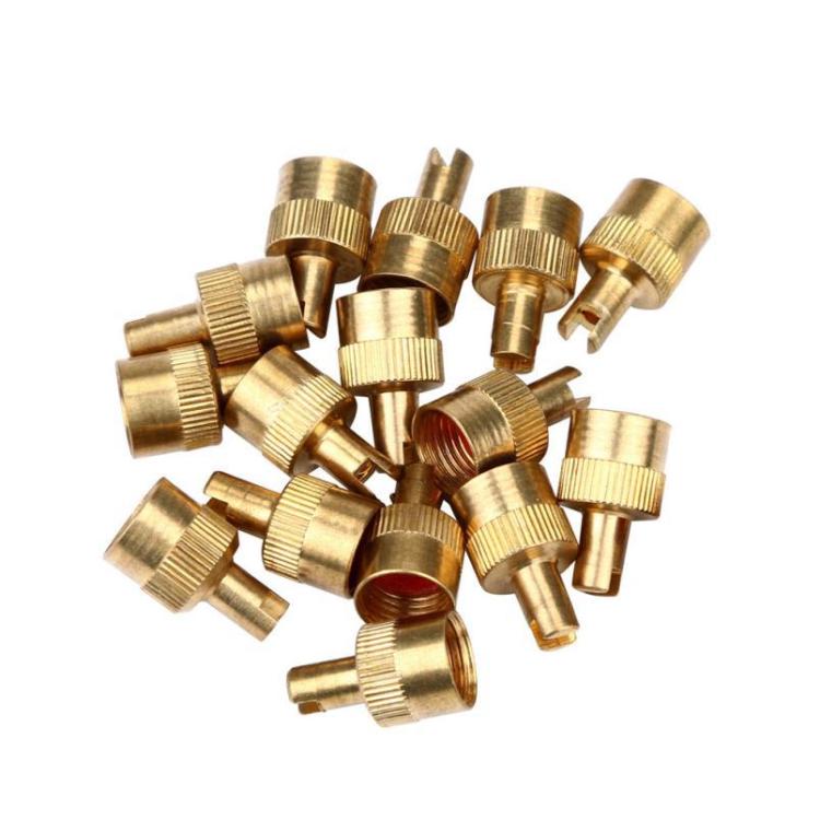 10pcs Car Tire Tool Cap Inflatable Valve - Copper