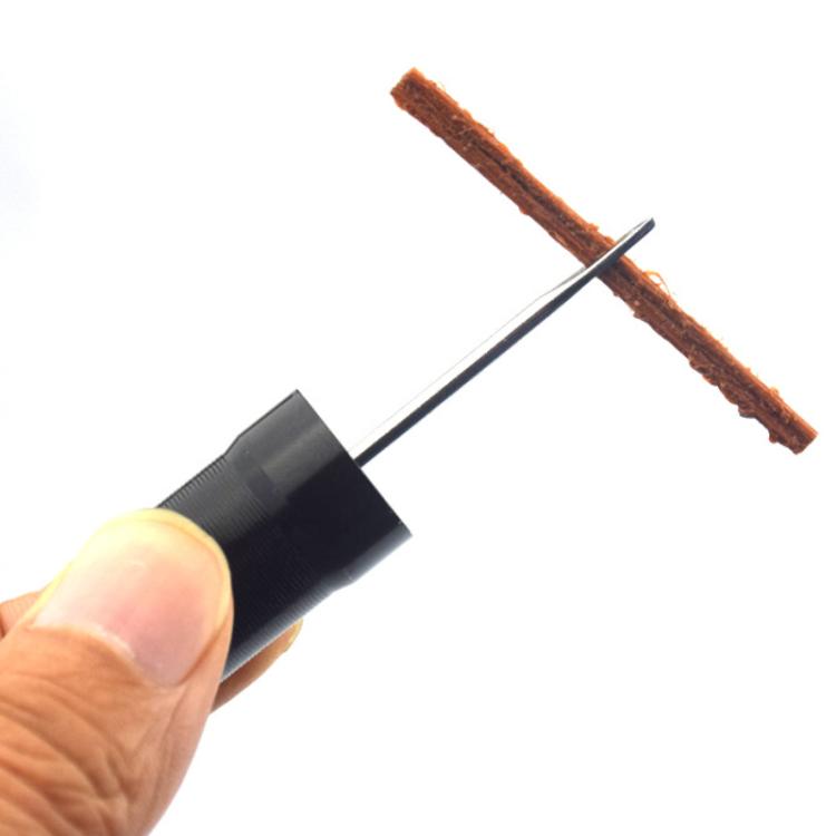 2pcs Emergency Tire Repair Rubber Strips Bicycle Repair Tool Fork - Black