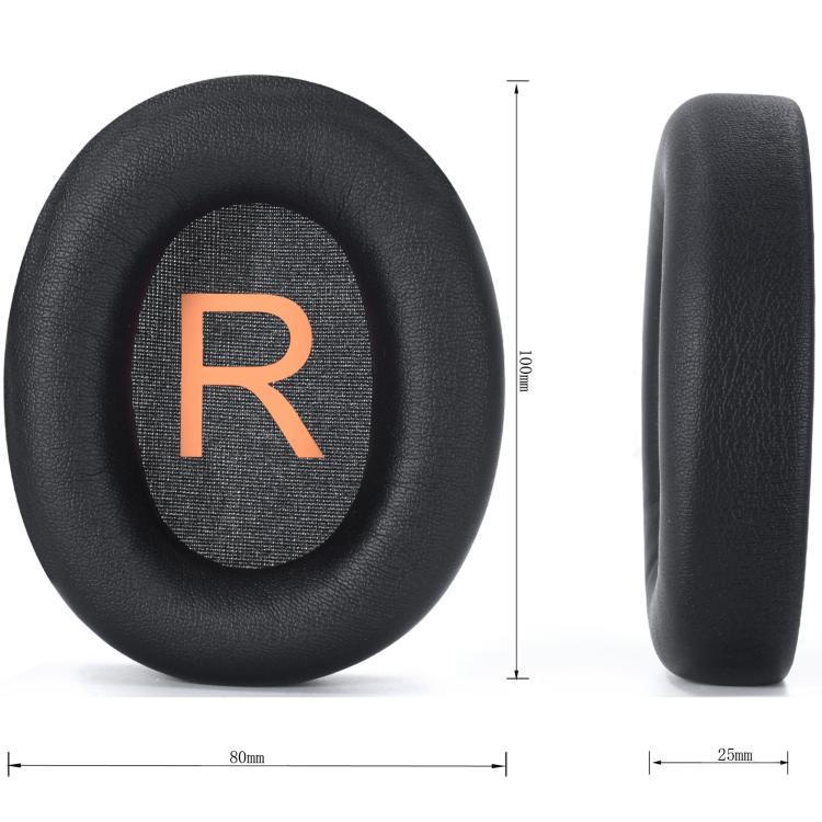 1pair Ear Pads for QCY H3/H3 Lite / TOZO HT2 Headphones Soft Ear Cushions