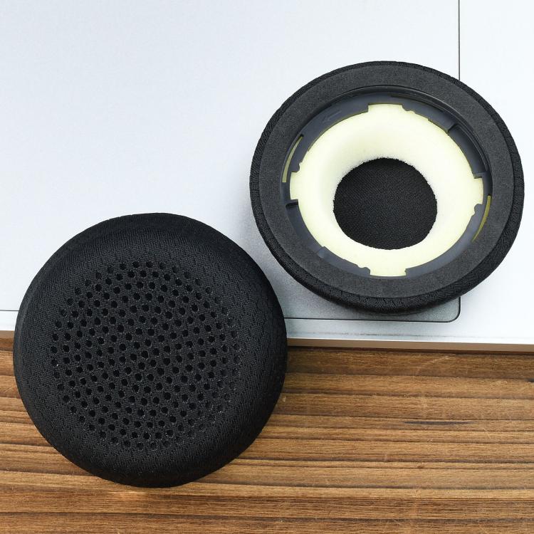 For Logitech Zone 750 Headset 2pcs Replacement Ear Pads Breathable Ear Cushions - Black
