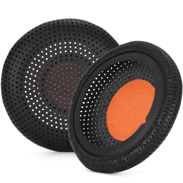 2pcs Ear Pads for Poly Blackwire 3310/3315/3320/3325 Series & C420/C215 Headsets - Black Orange