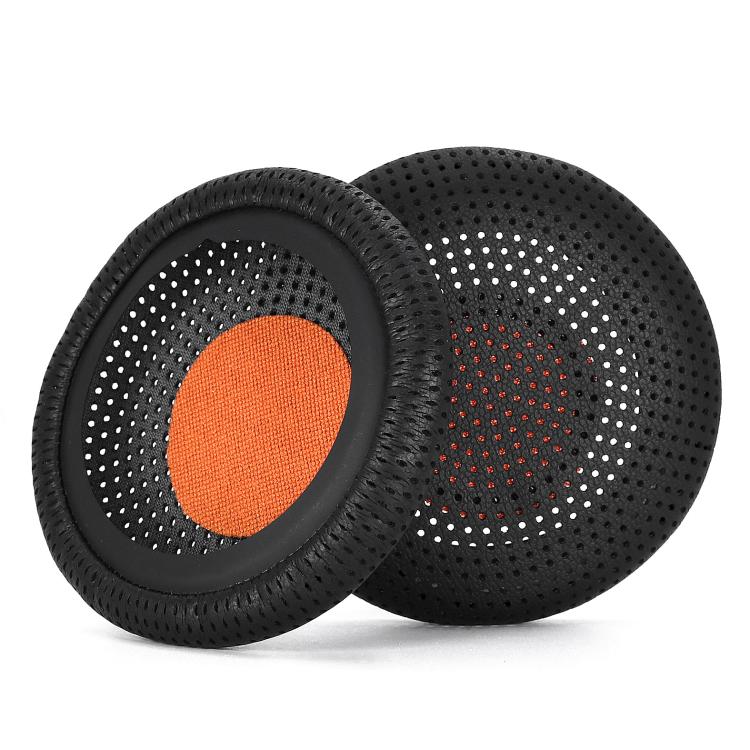 2pcs Ear Pads for Poly Blackwire 3310/3315/3320/3325 Series & C420/C215 Headsets - Black Orange