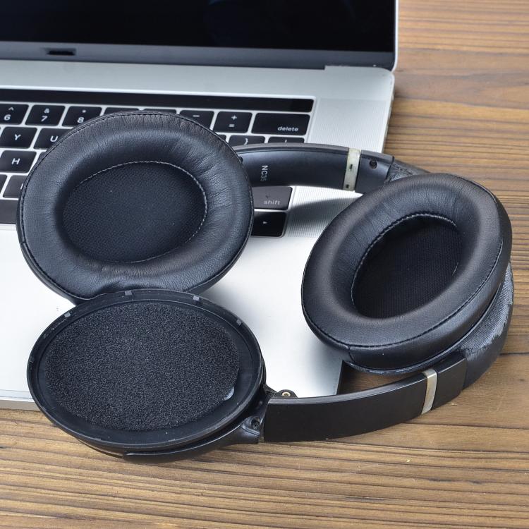 For Srhythm NC25/NC35 Headphones 2pcs Replacement Ear Cushions Ear Pads - Black