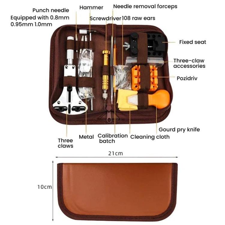 TZ-009 149pcs Watch Repair Tools Watch Band Disassembly Combination Tool Set