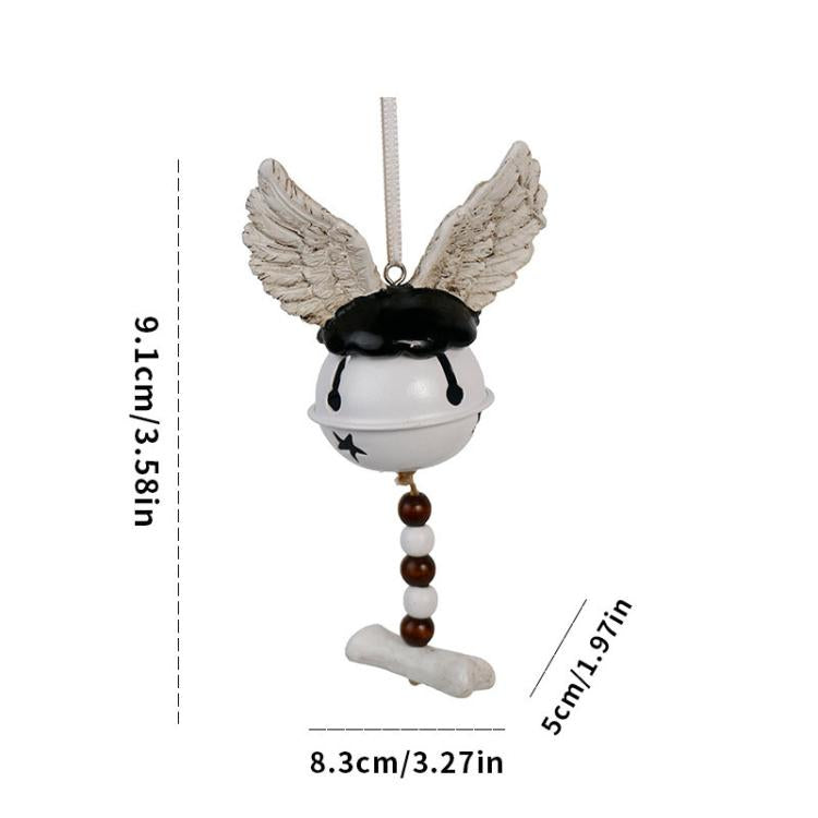Wings Halloween Decorations Horror Devil Wind Chime Home Party Hanging Decoration