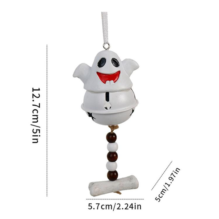 Halloween Decoration Resin Spooky Bells Wind Chime Hanging Halloween Day Door Hanging, Style: Dementia