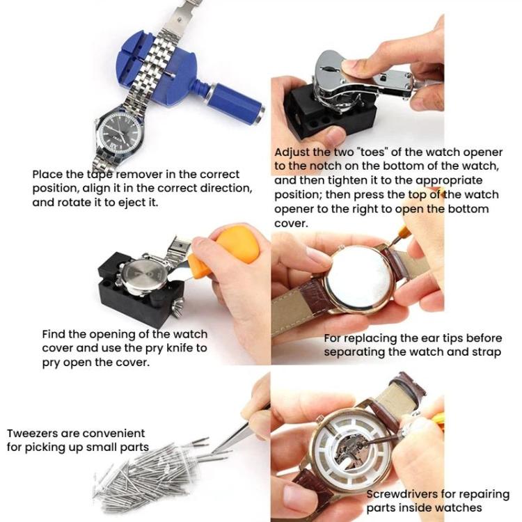 TZ-023 146 In 1 Watch Repair Tool Set Watch Disassembly Tools