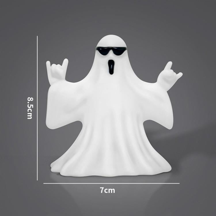 Ghost Desktop Ornament Halloween Decoration Prop, Spec: Ghost Sunglasses