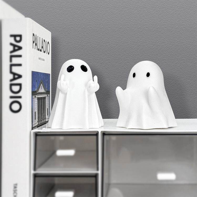 Ghost Desktop Ornament Halloween Decoration Prop, Spec: Little Ghost
