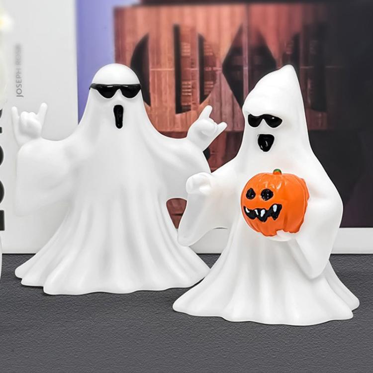 Ghost Desktop Ornament Halloween Decoration Prop, Spec: Little Ghost