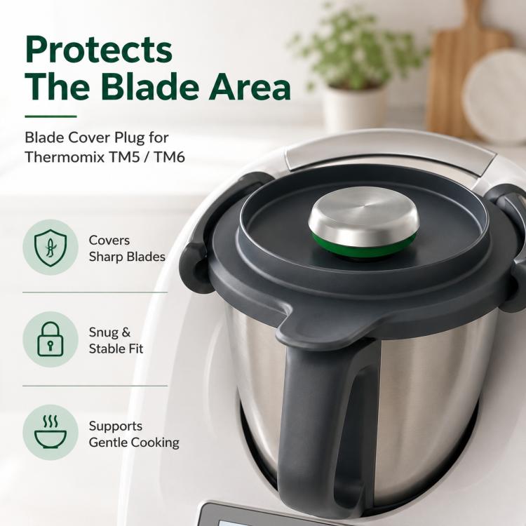 Blade Cover Plug For Thermomix TM5 & TM6 Food Processors