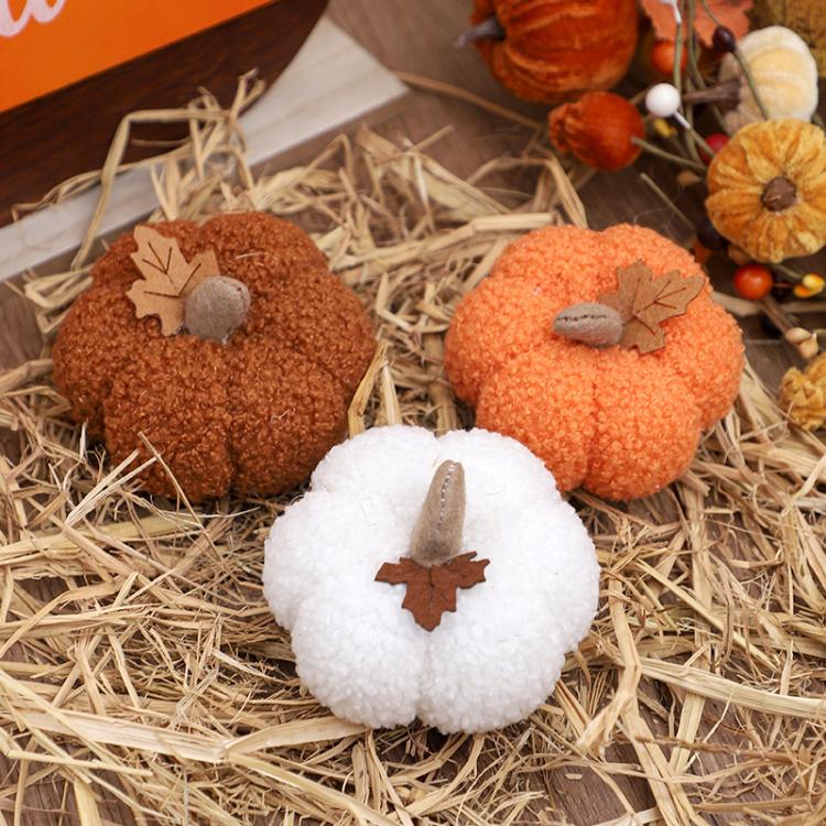 Halloween Decoration Simulation Pumpkin Ornament Doll Gift