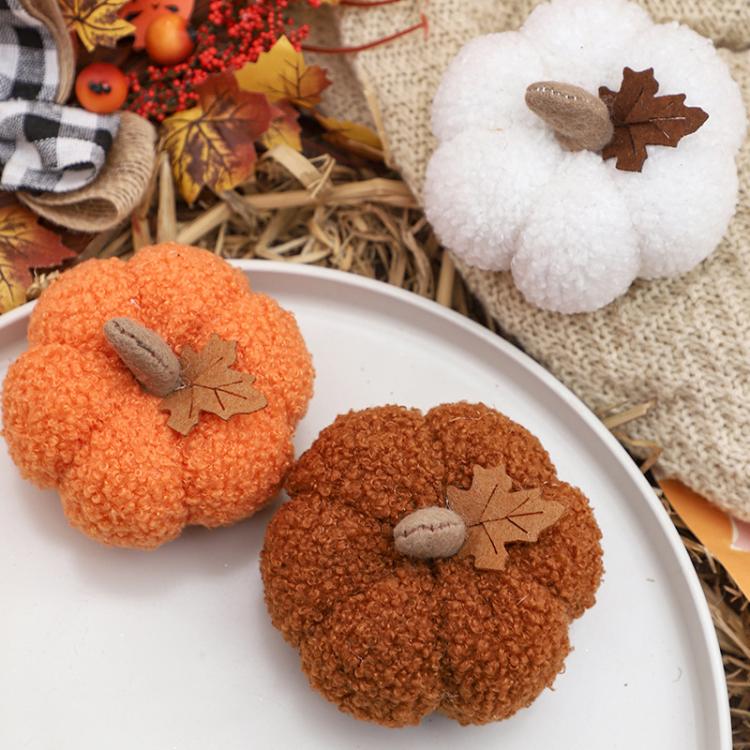 Halloween Decoration Simulation Pumpkin Ornament Doll Gift