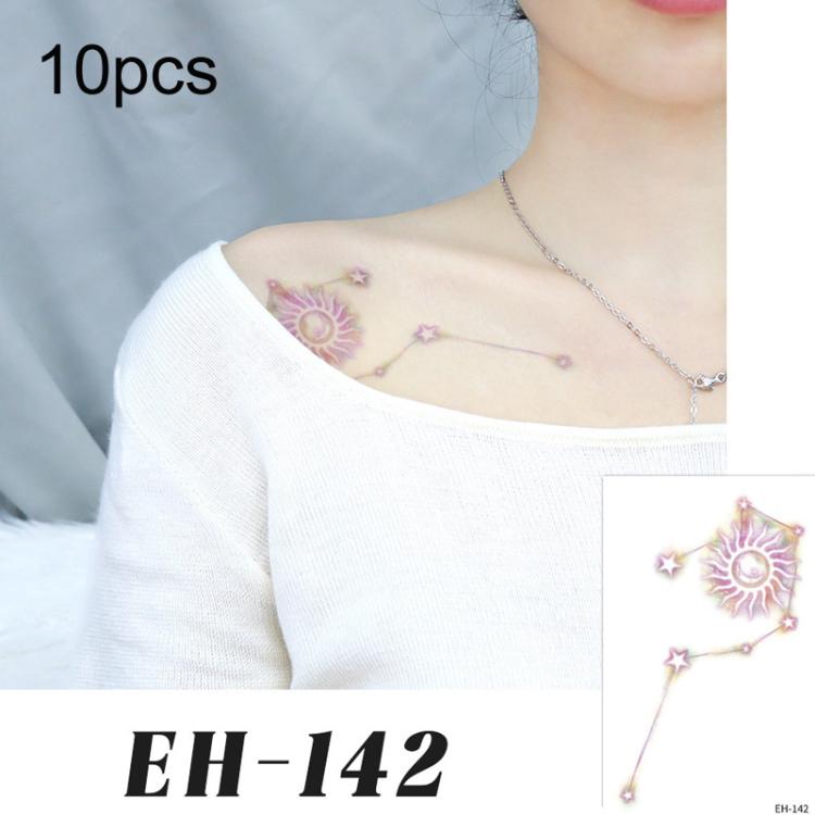 EH-142 10pcs Colorful Waterproof Scar Bruise Temporary Tattoo Stickers Halloween Temporary Tattoo Stickers