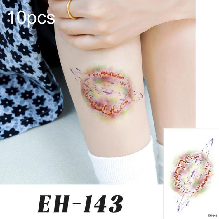 EH-143 10pcs Colorful Waterproof Scar Bruise Temporary Tattoo Stickers Halloween Temporary Tattoo Stickers